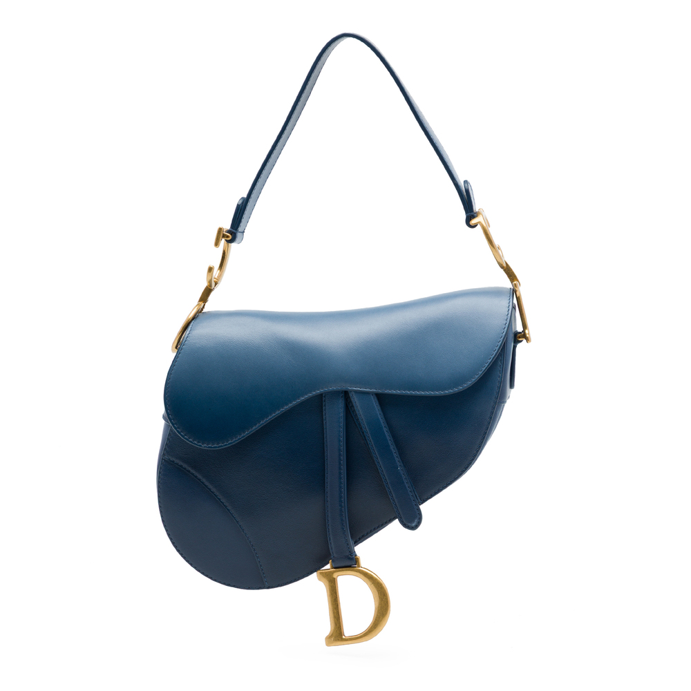 Pre-Loved Dior Gradient Calfskin Saddle Bag